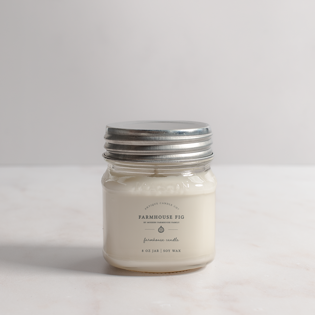 Farmhouse Fig - Soy Wax Mason Jar Candle