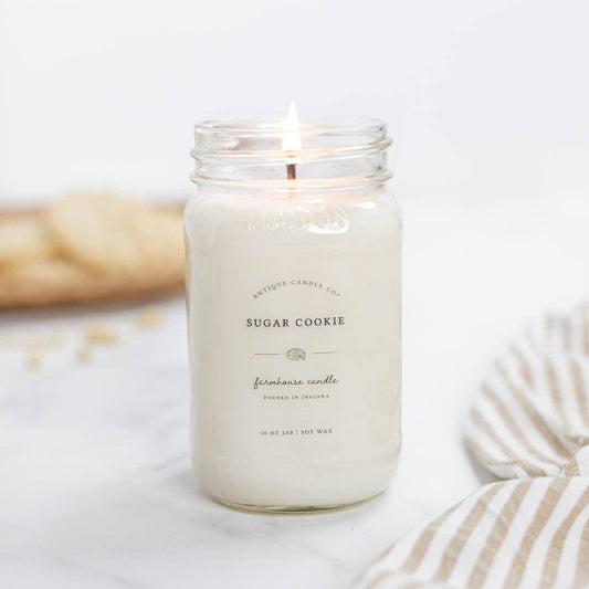 Sugar Cookie - Soy Wax Mason Jar Candle