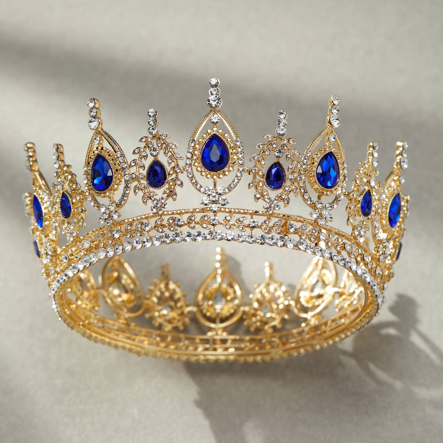 SWEETV Royal Queen Crown for Women: Black