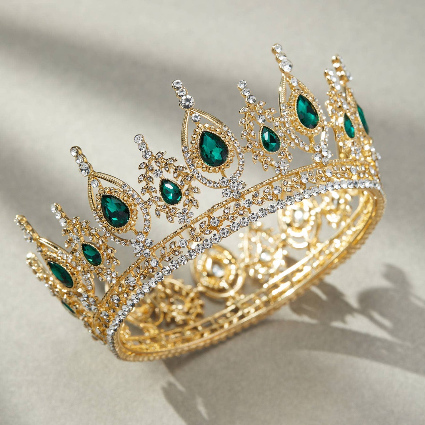 SWEETV Royal Queen Crown for Women: Silver