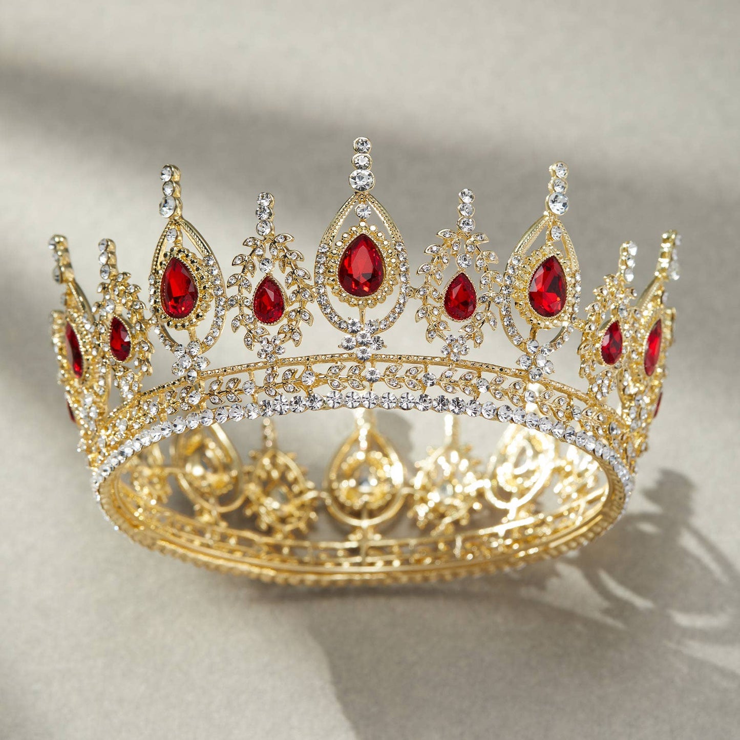 SWEETV Royal Queen Crown for Women: Silver