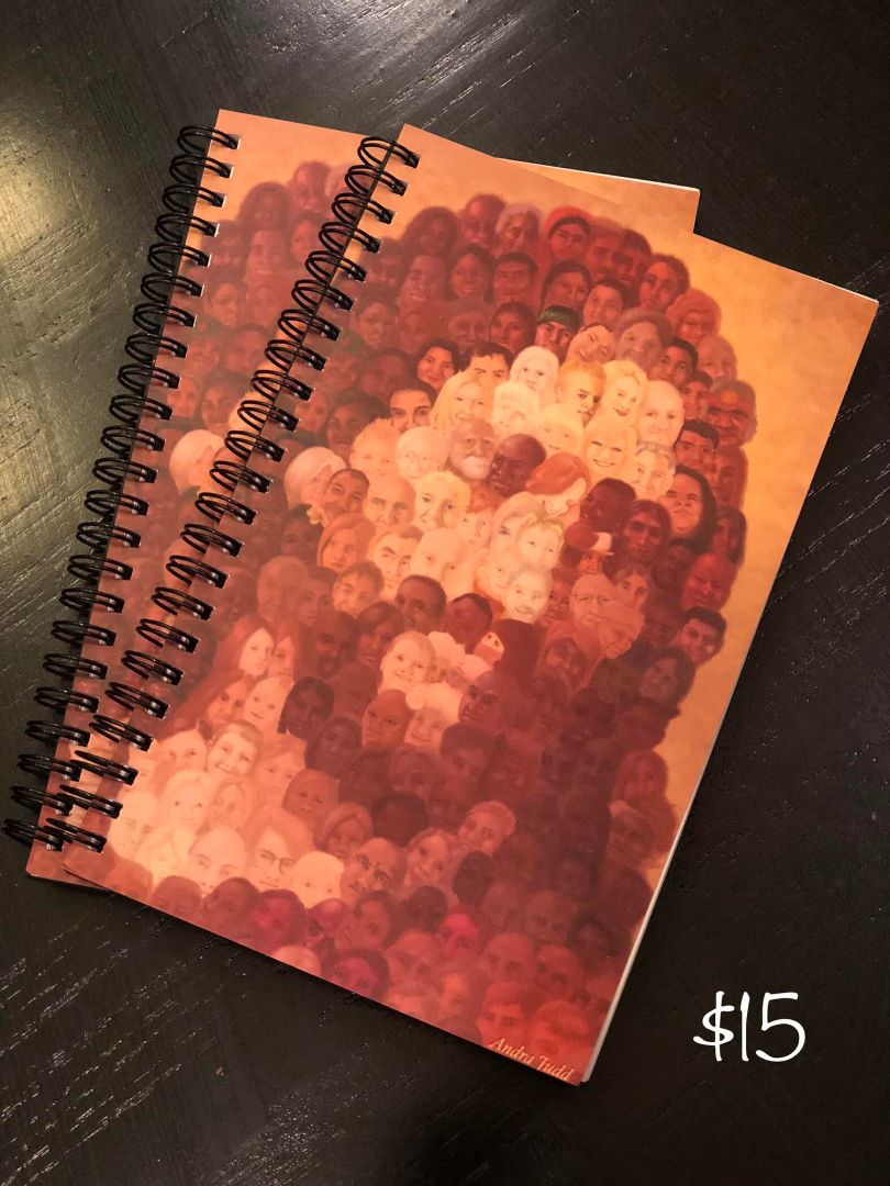 Browns, multi AndraMedia Journal Notebook Art Print, 5"x8"