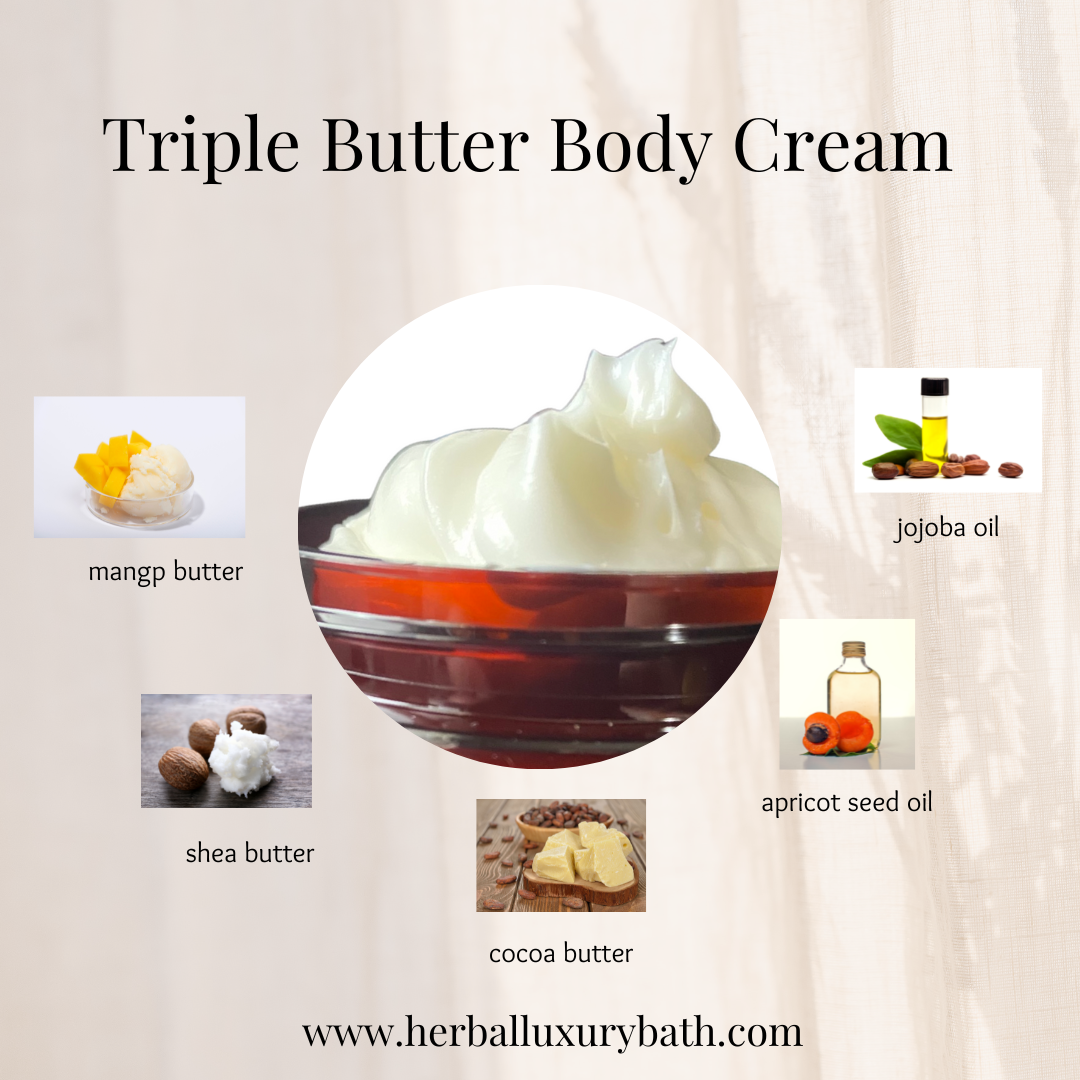 4 oz Triple Butter Body Cream