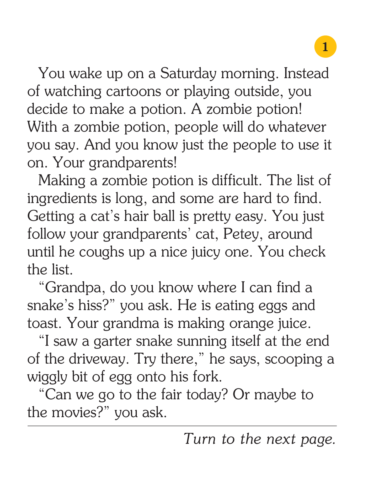 Your Grandparents Are Zombies!, Children's Book