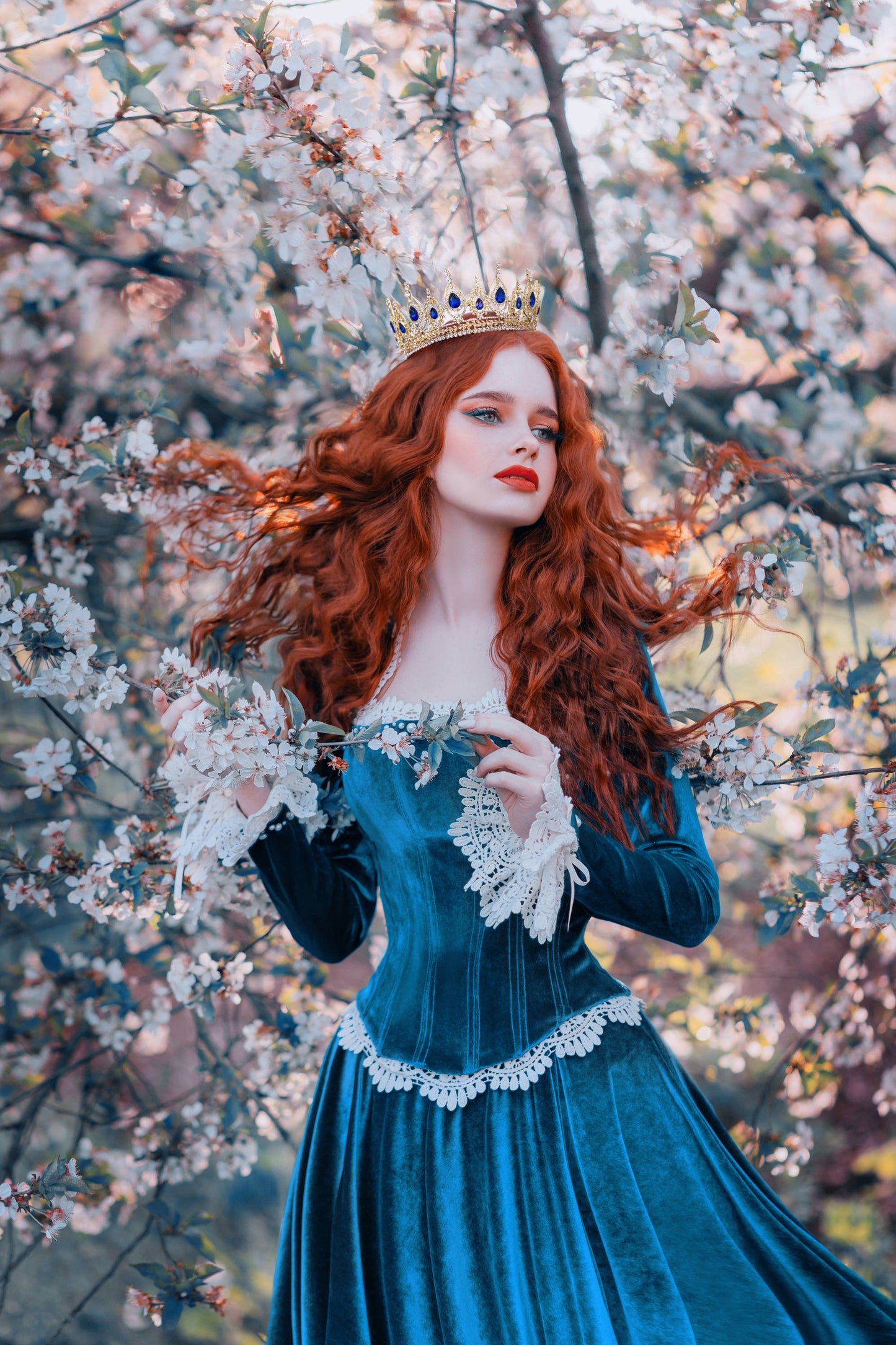 SWEETV Royal Queen Crown for Women: Black