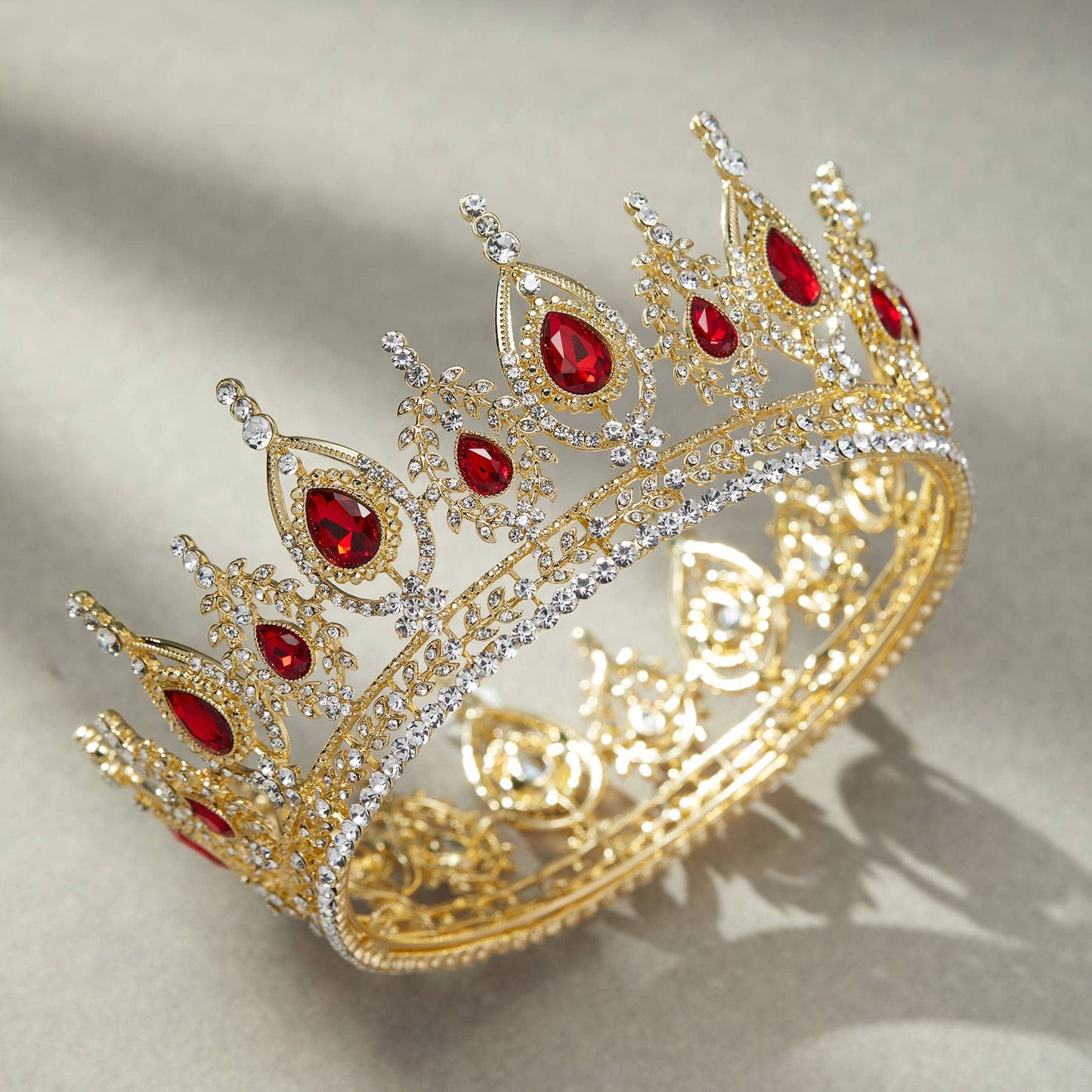SWEETV Royal Queen Crown for Women: Silver