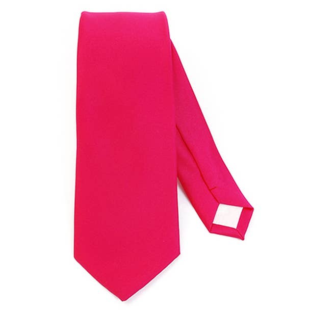 Poly Satin Solid 2.75" Slim Tie