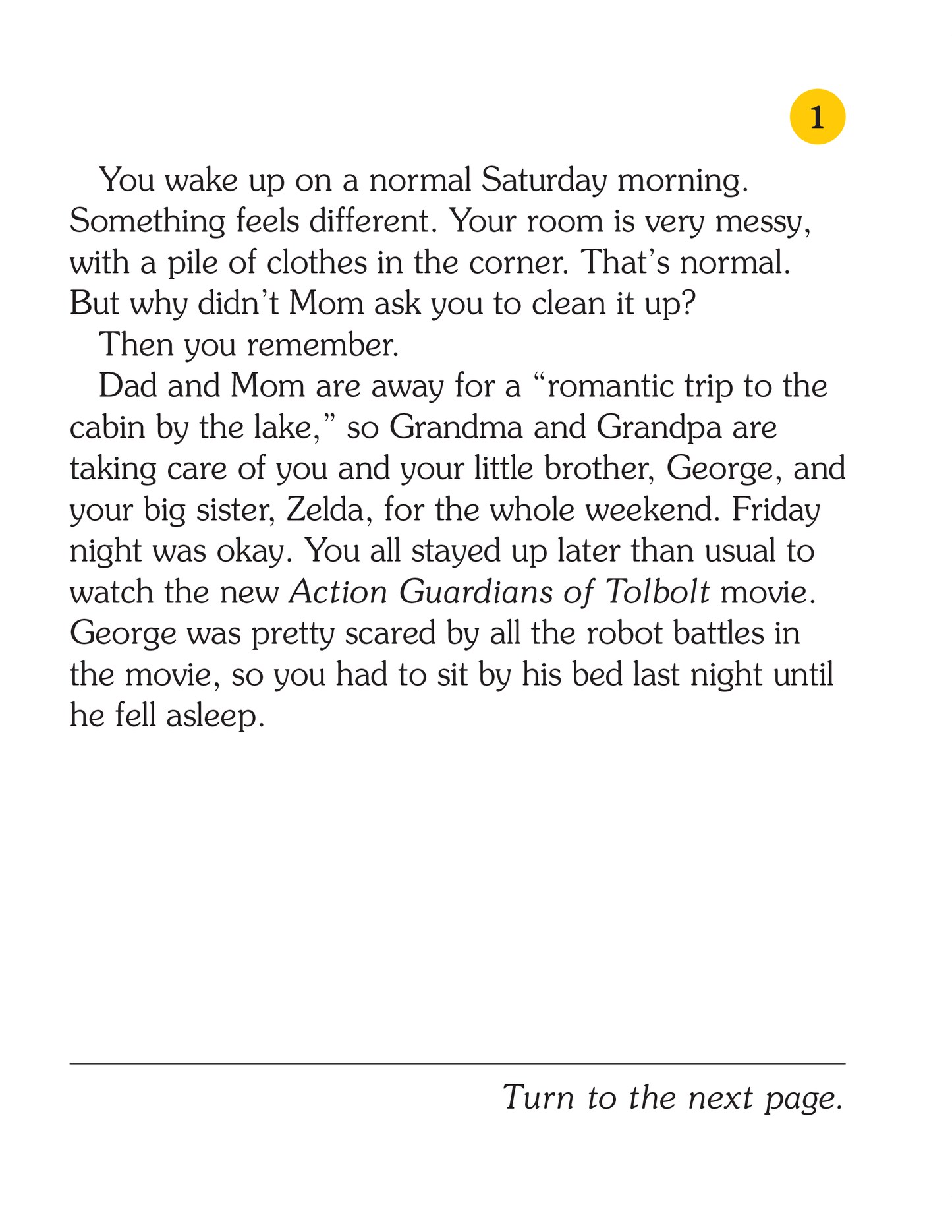 Your Grandparents Are Spies, Children's Book