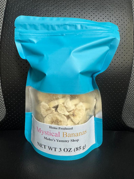 Maho's Yummy Shop Freeze-Dried Mystical Bananas, 3 ounces