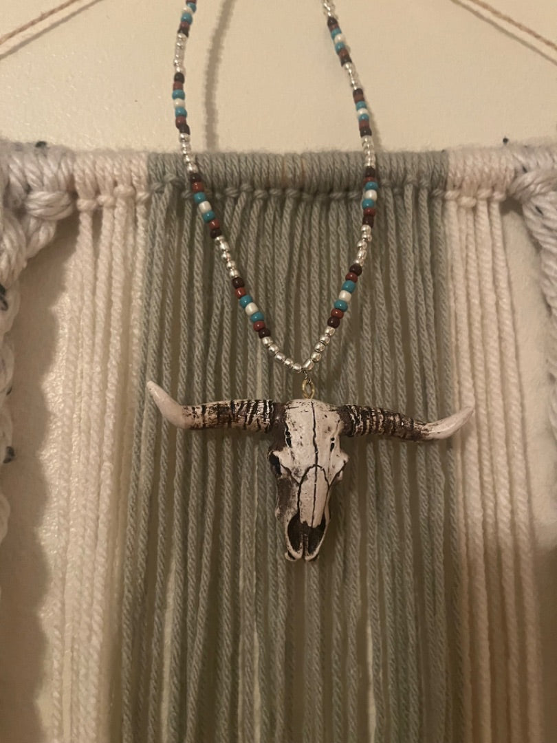 tumbleweed beaded car charm