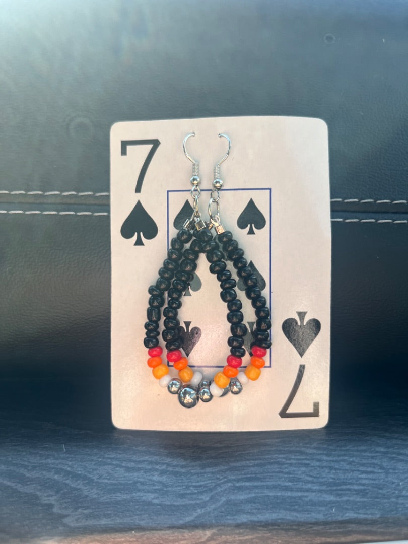 spurrin bronc earrings