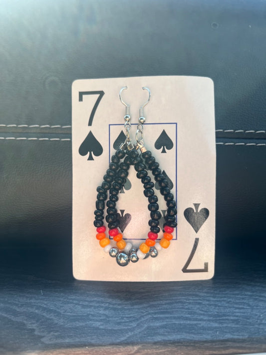 spurrin bronc earrings