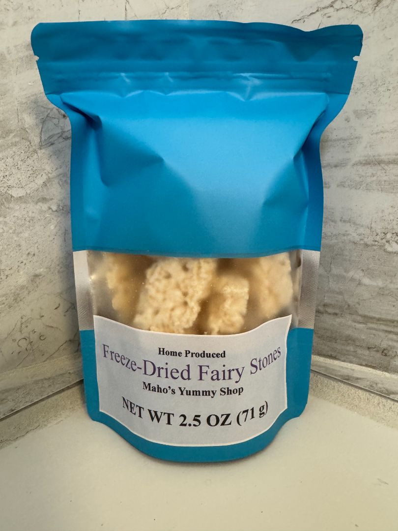Maho's Yummy Shop Freeze-Dried Fairy Stones, 2.5 ounces