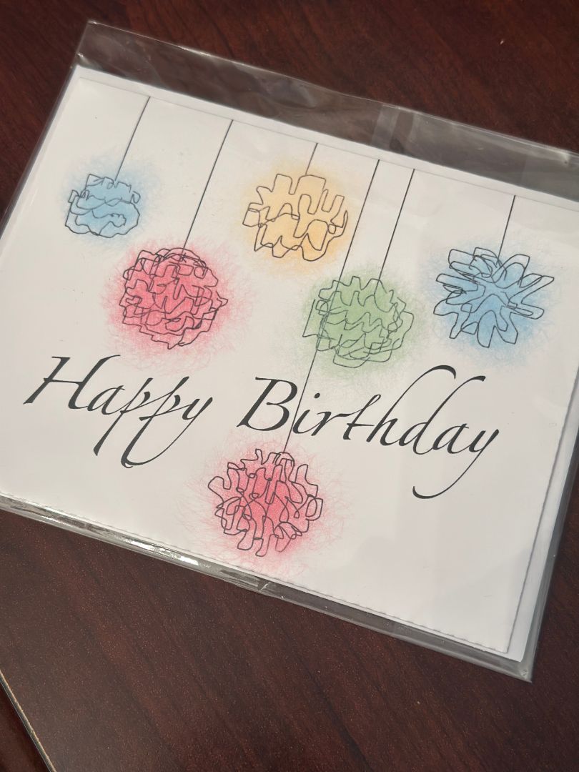 Multi AndraMedia Greeting Card, 5x6.5"