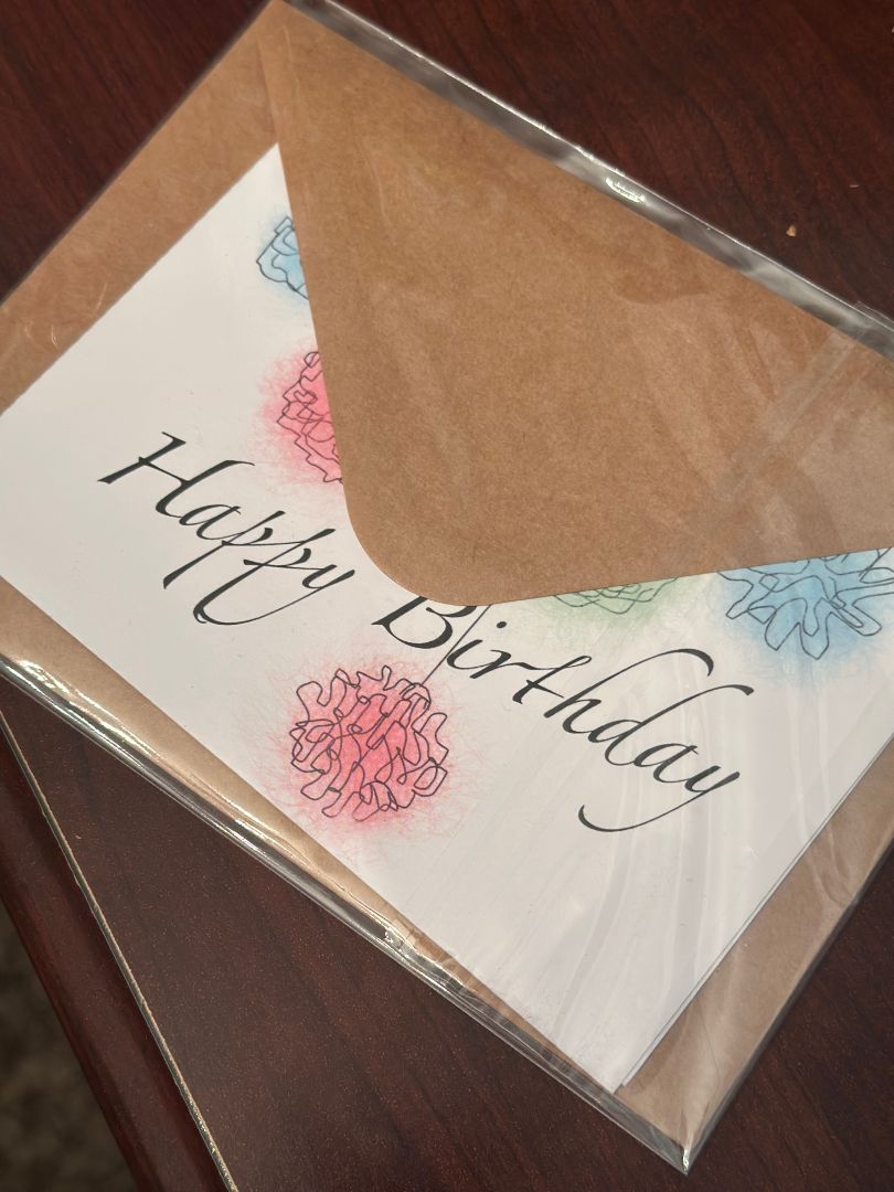 Multi AndraMedia Greeting Card, 5x6.5"