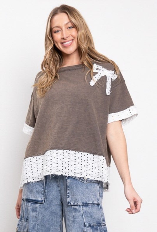 Washed black Bluevelvet Blouse, Small