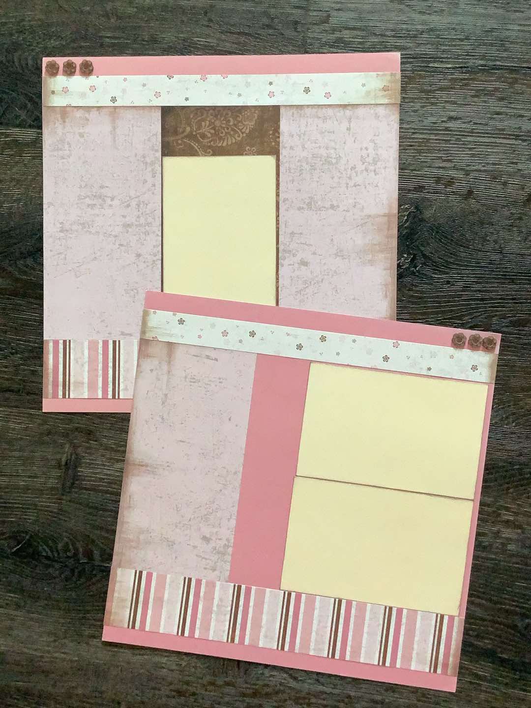 Premade Scrapbook Pages