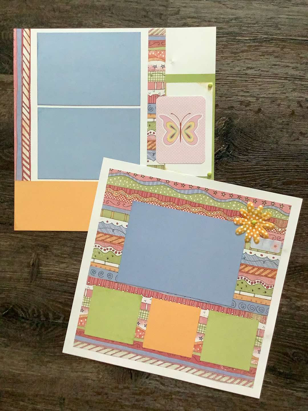 Premade Scrapbook Pages