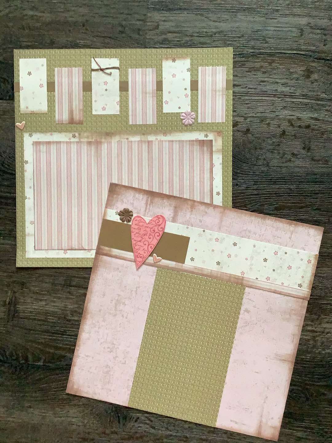 Premade Scrapbook Pages