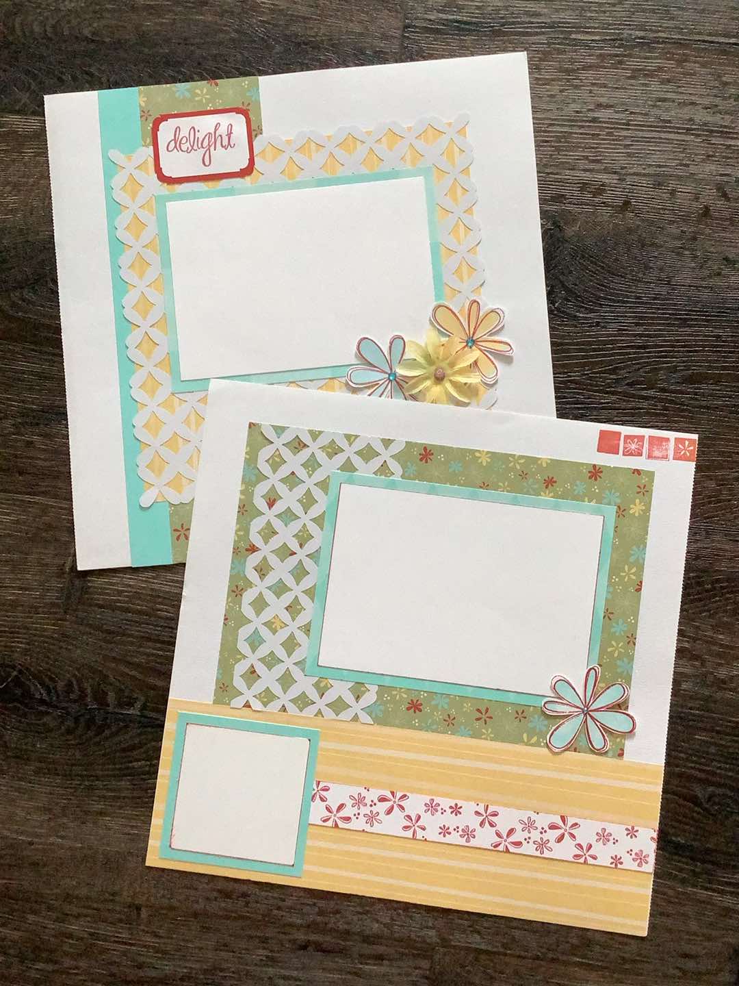 Premade Scrapbook Pages