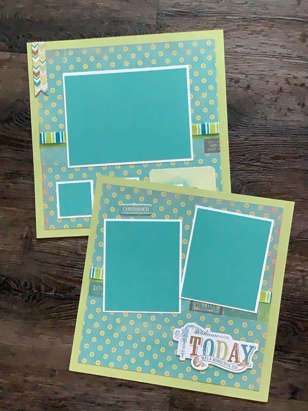 Premade Scrapbook Pages