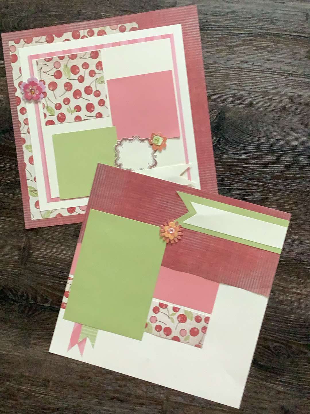 Premade Scrapbook Pages