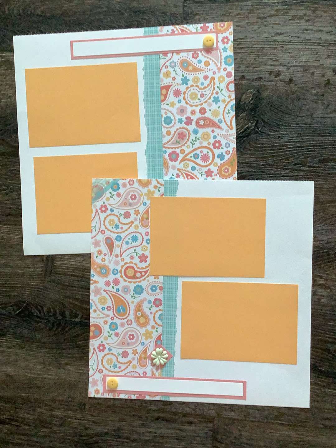 Premade Scrapbook Pages