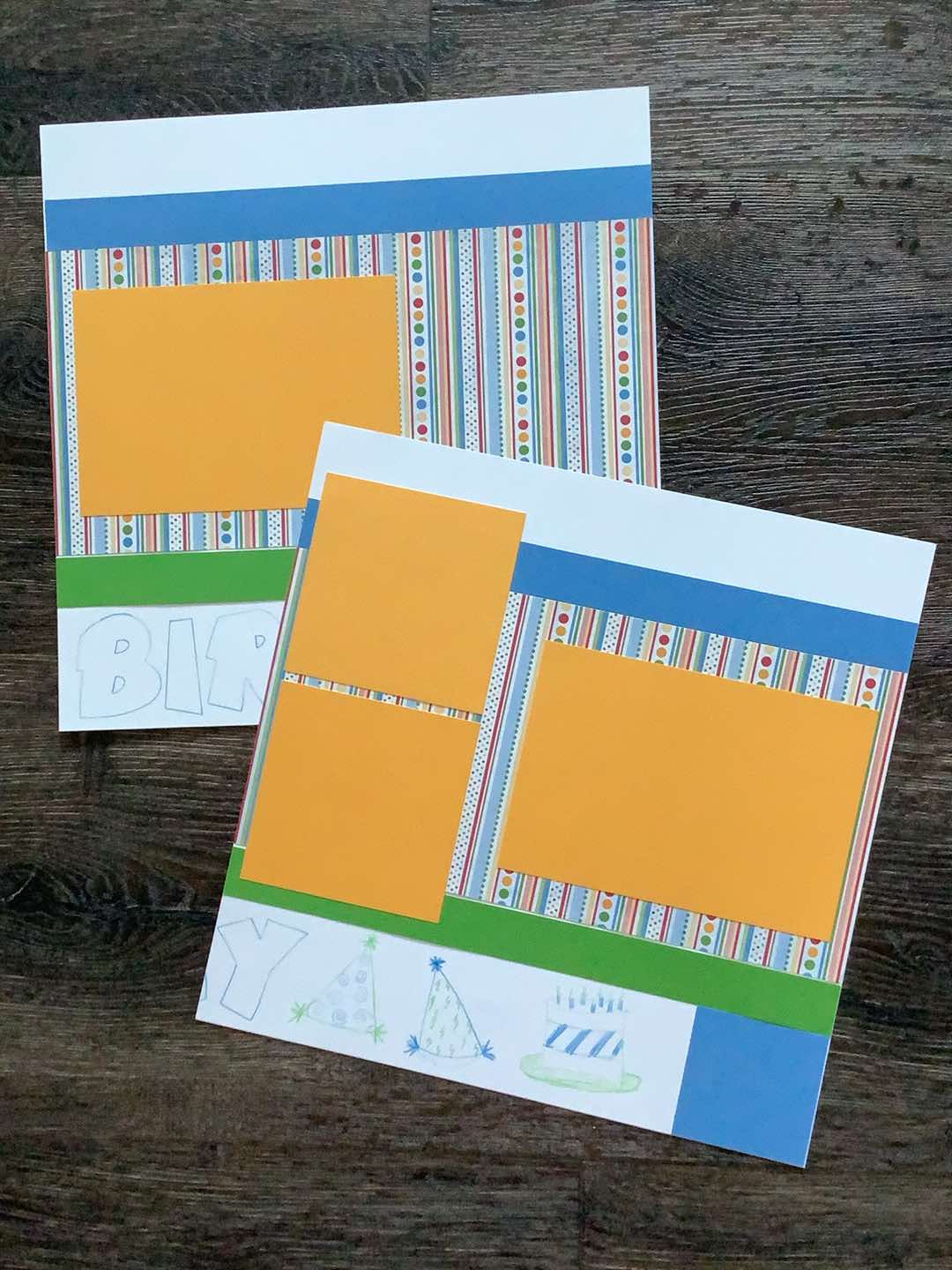 Premade Scrapbook Pages