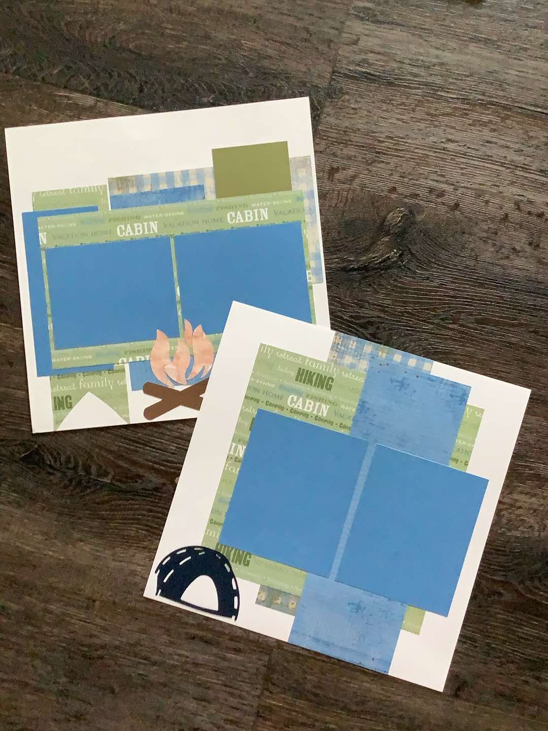 Premade Scrapbook Pages