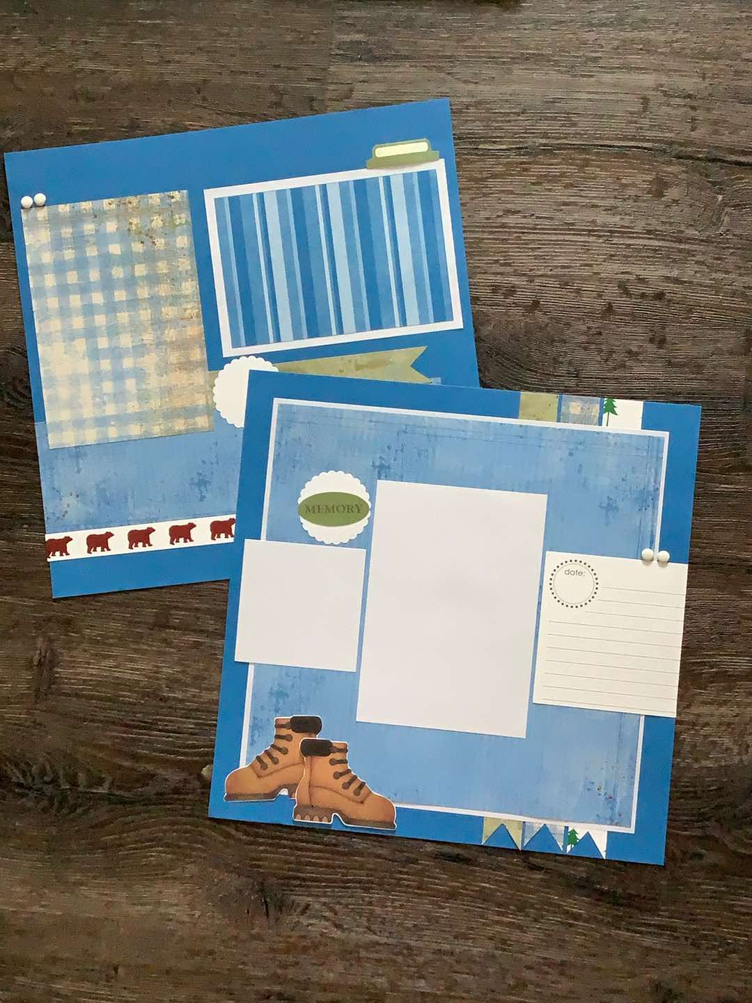 Premade Scrapbook Pages