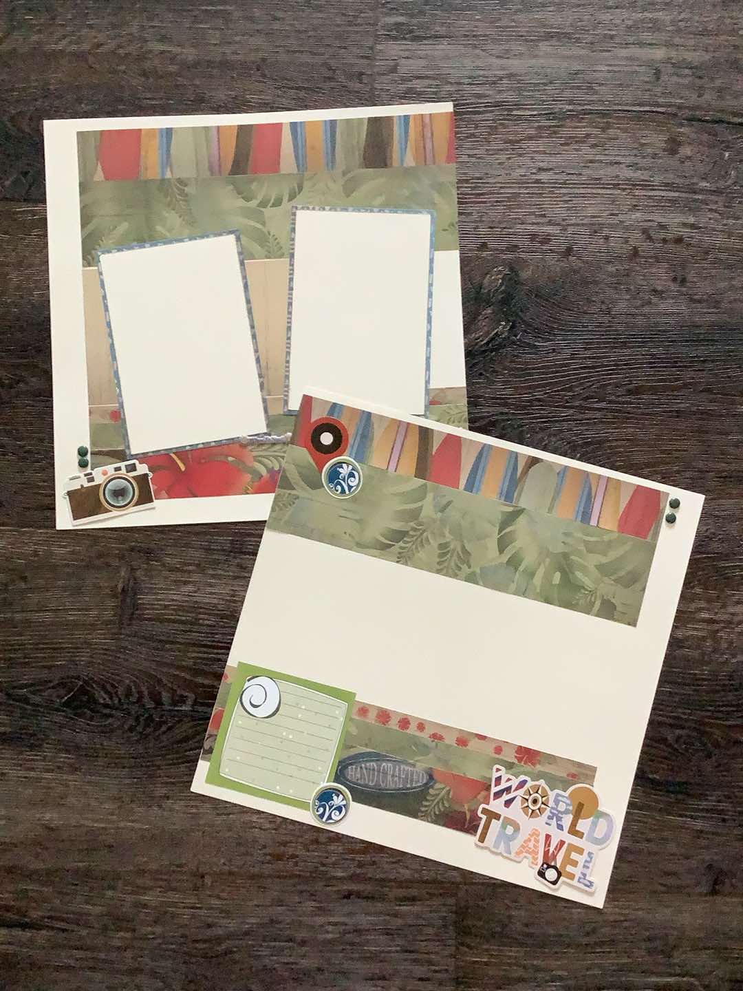 Premade Scrapbook Pages