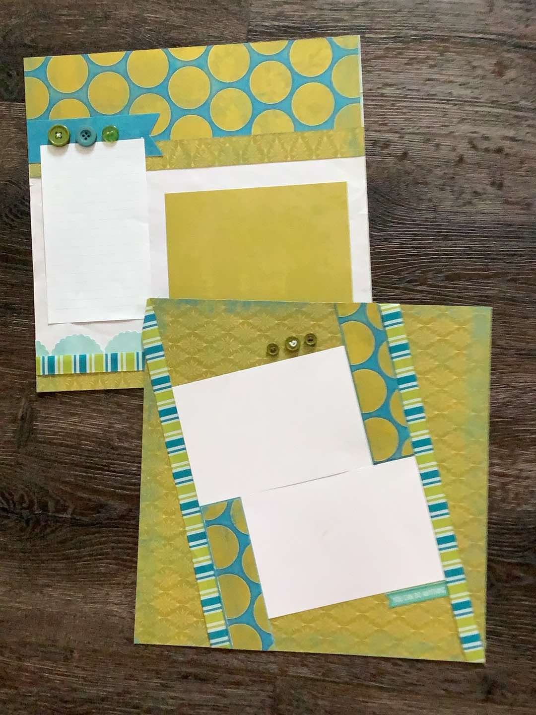 Premade Scrapbook Pages