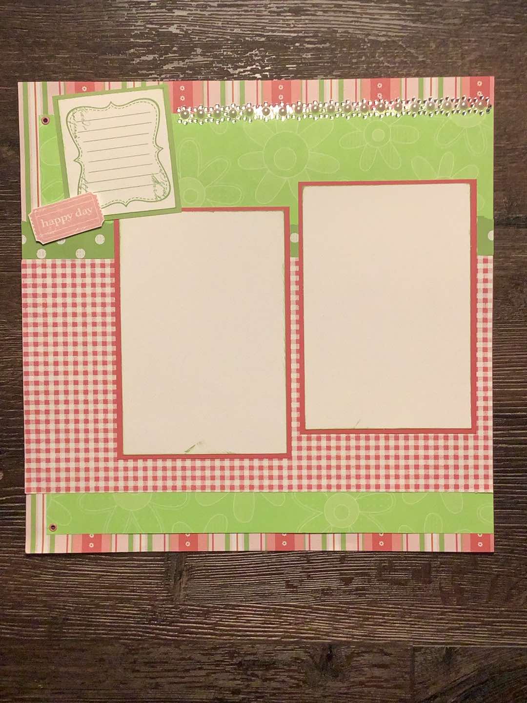 Premade Scrapbook Pages
