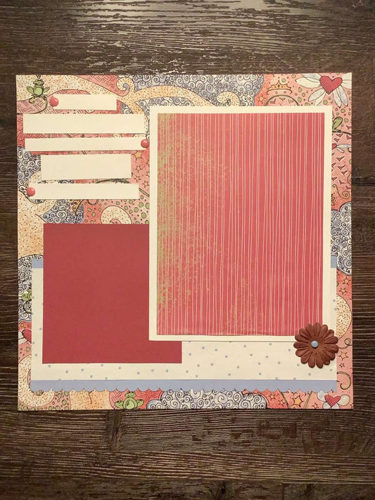 Premade Scrapbook Pages