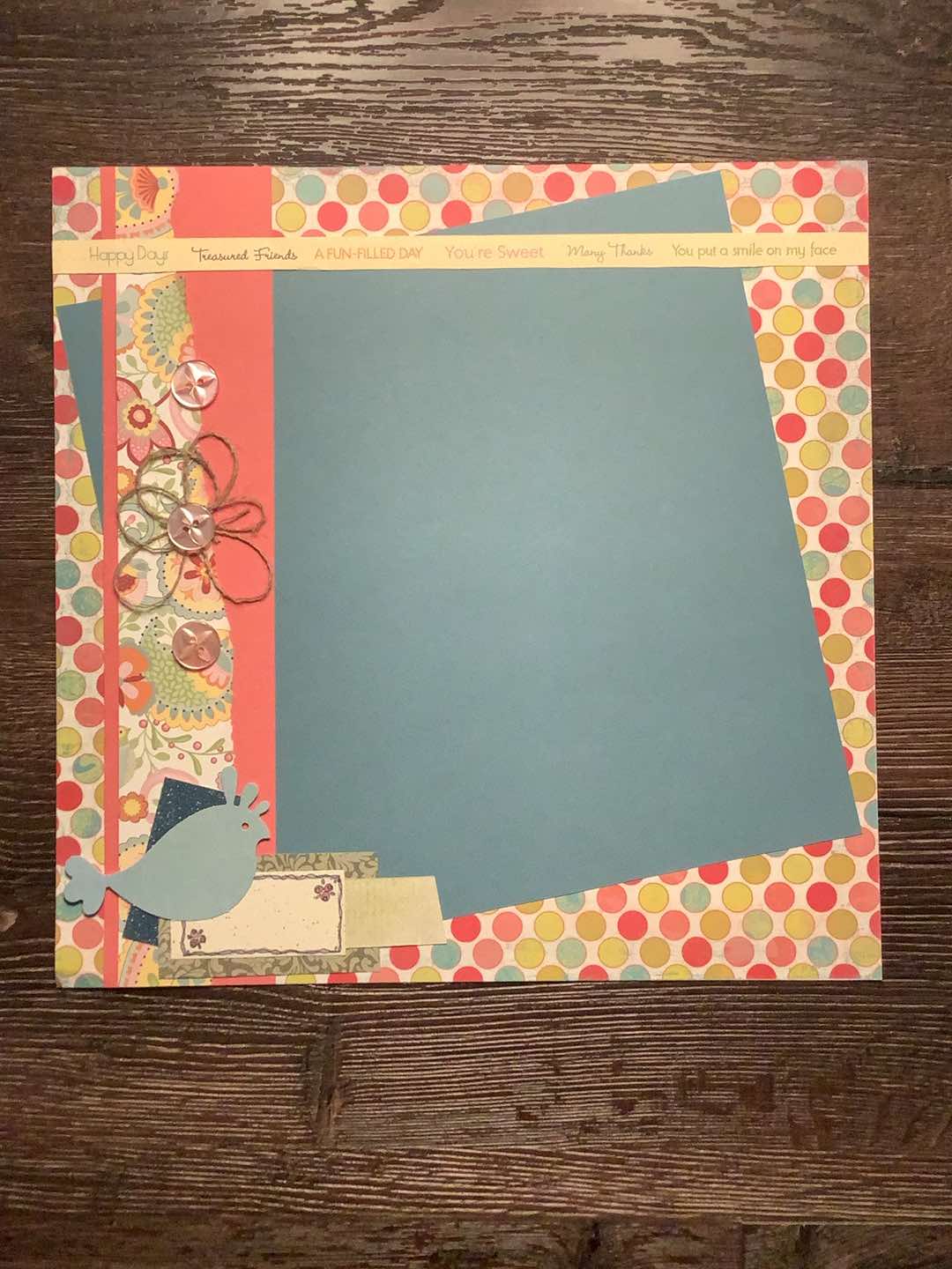 Premade Scrapbook Pages