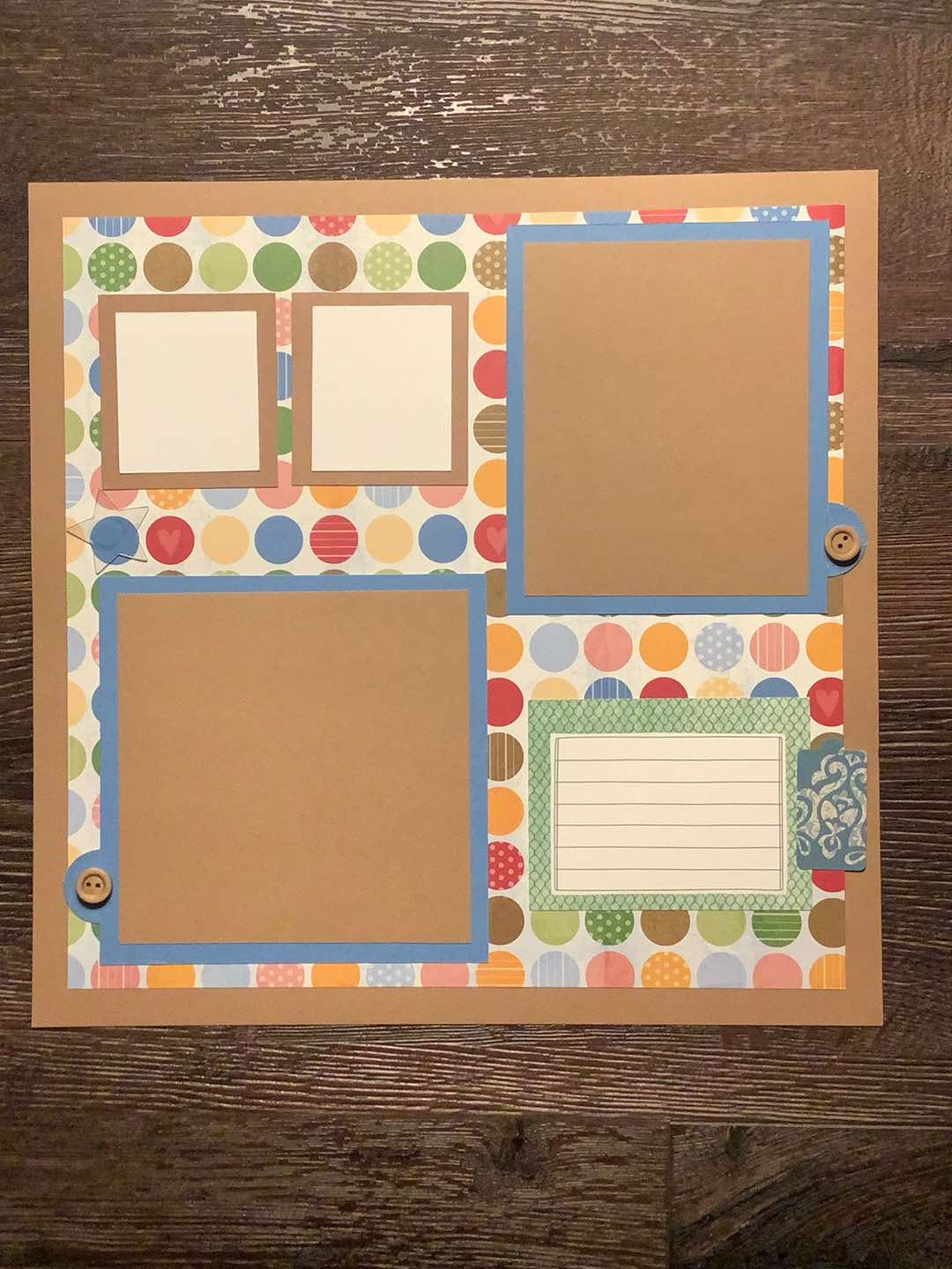 Premade Scrapbook Pages