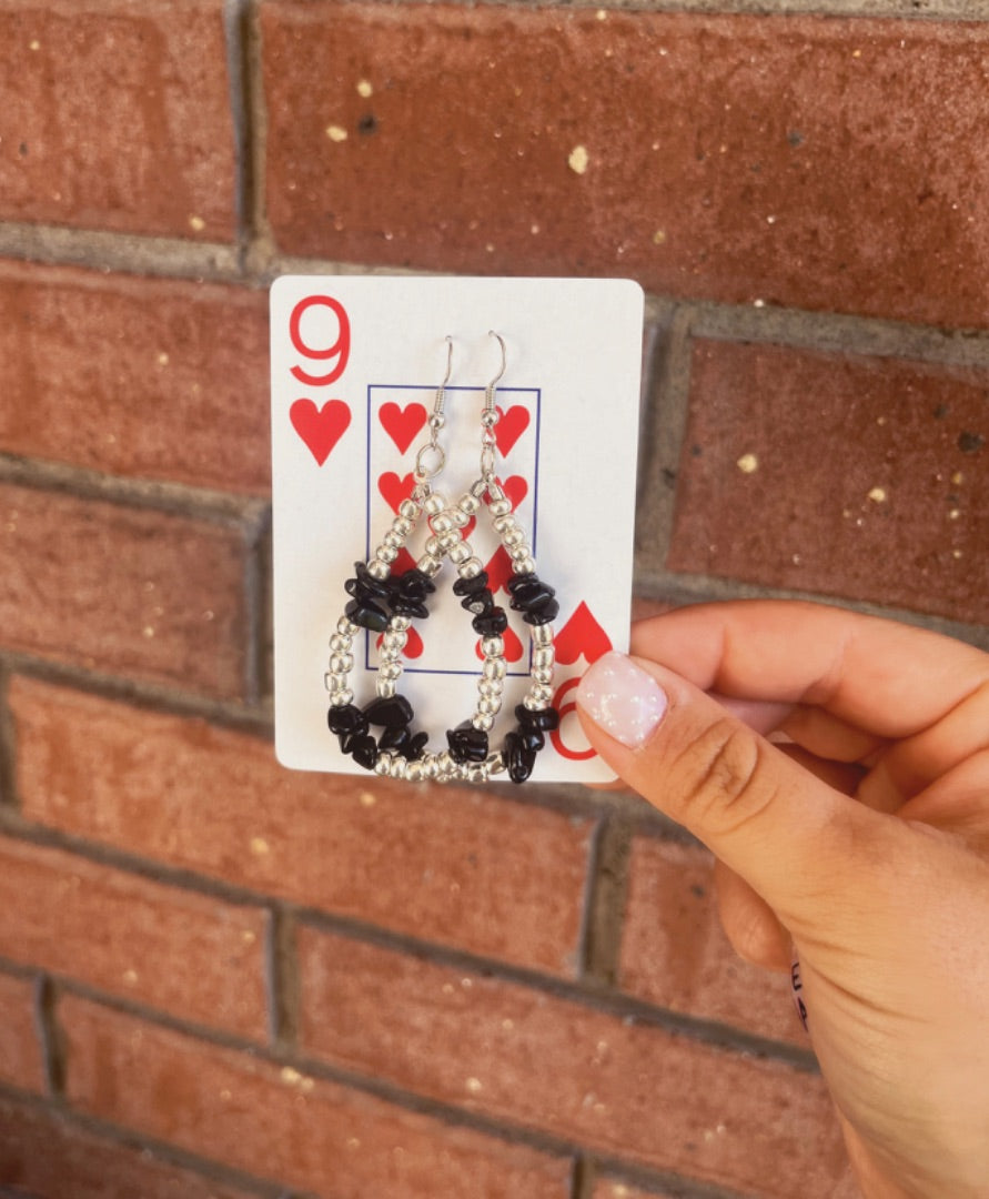 Silver Spur Earrings