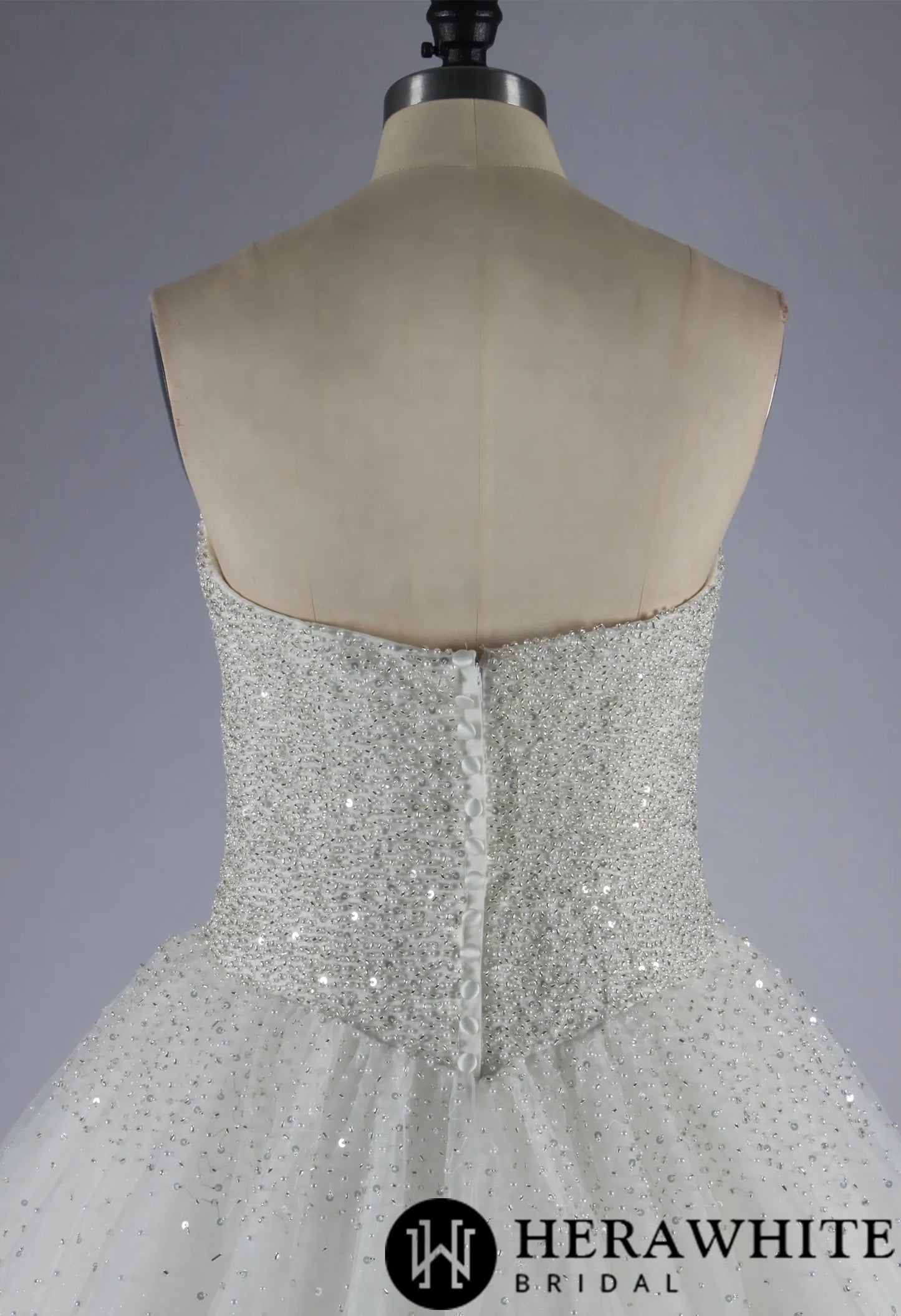 Sparkling Sweetheart Crystal Beaded Tulle Ball Gown