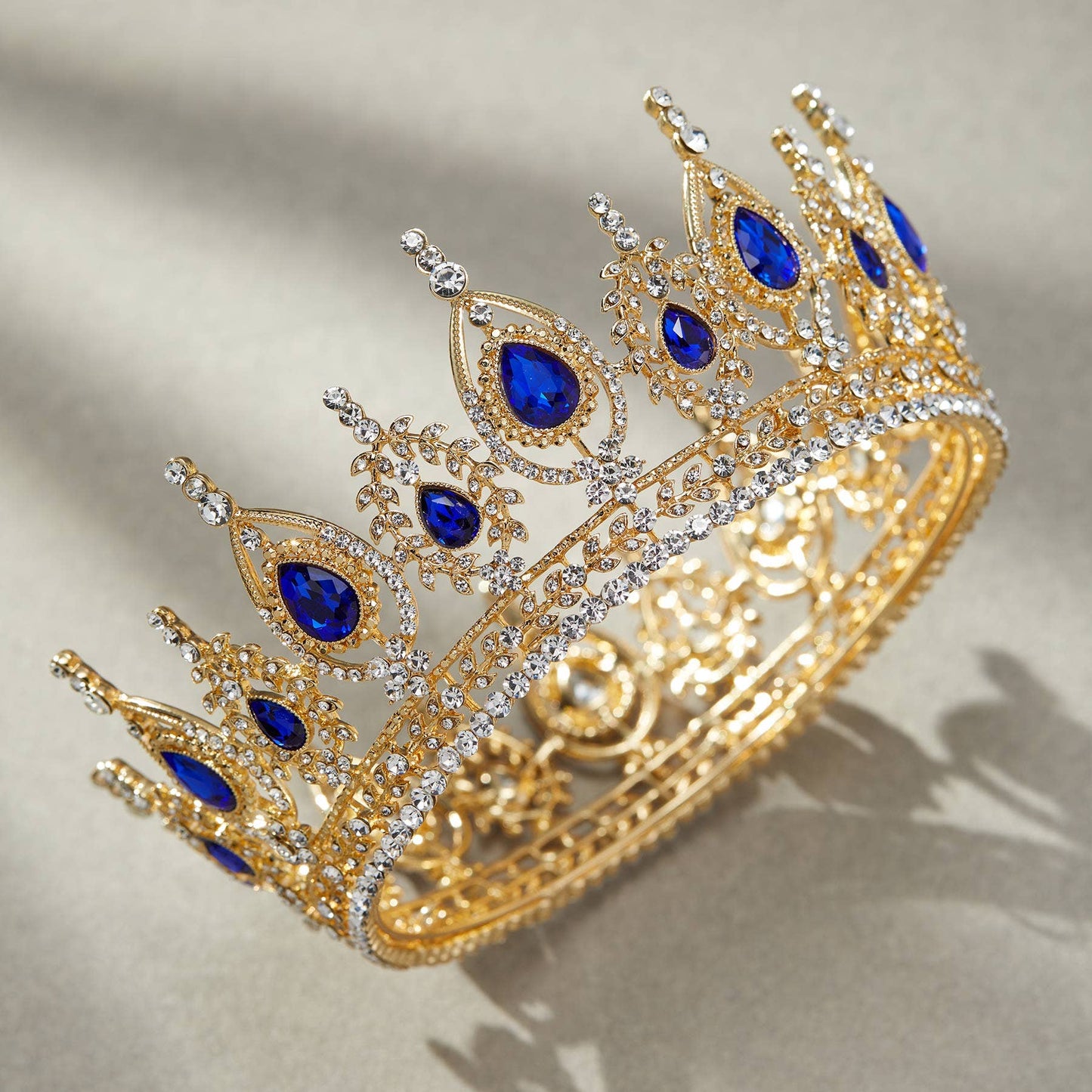 SWEETV Royal Queen Crown for Women: Silver