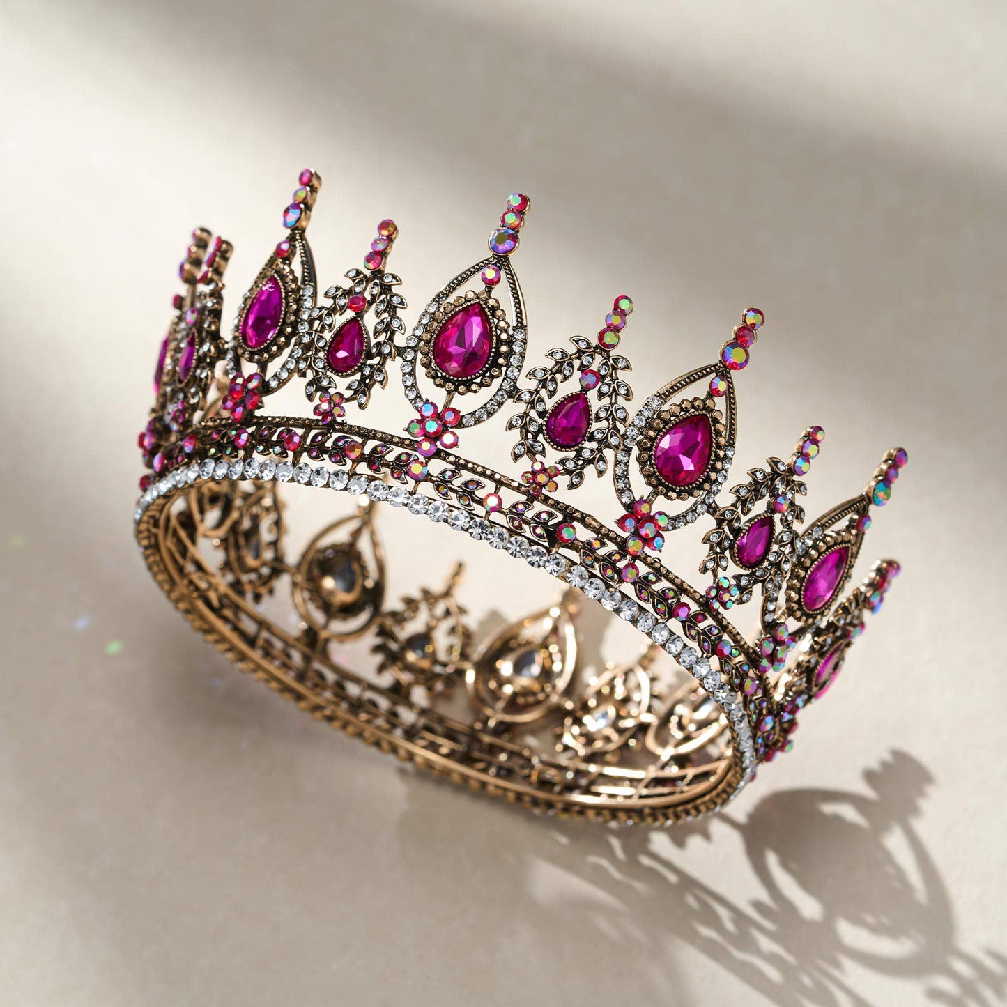 SWEETV Royal Queen Crown for Women: Silver