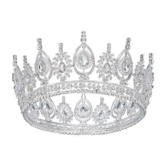 SWEETV Royal Queen Crown for Women: Silver