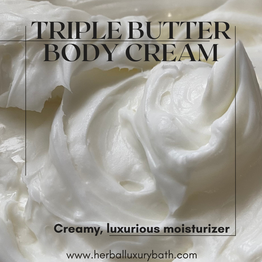 4 oz Triple Butter Body Cream