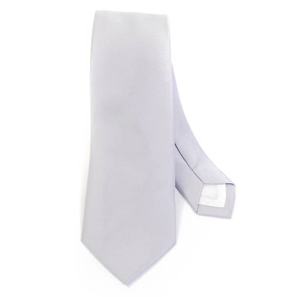 Poly Satin Solid 2.75" Slim Tie