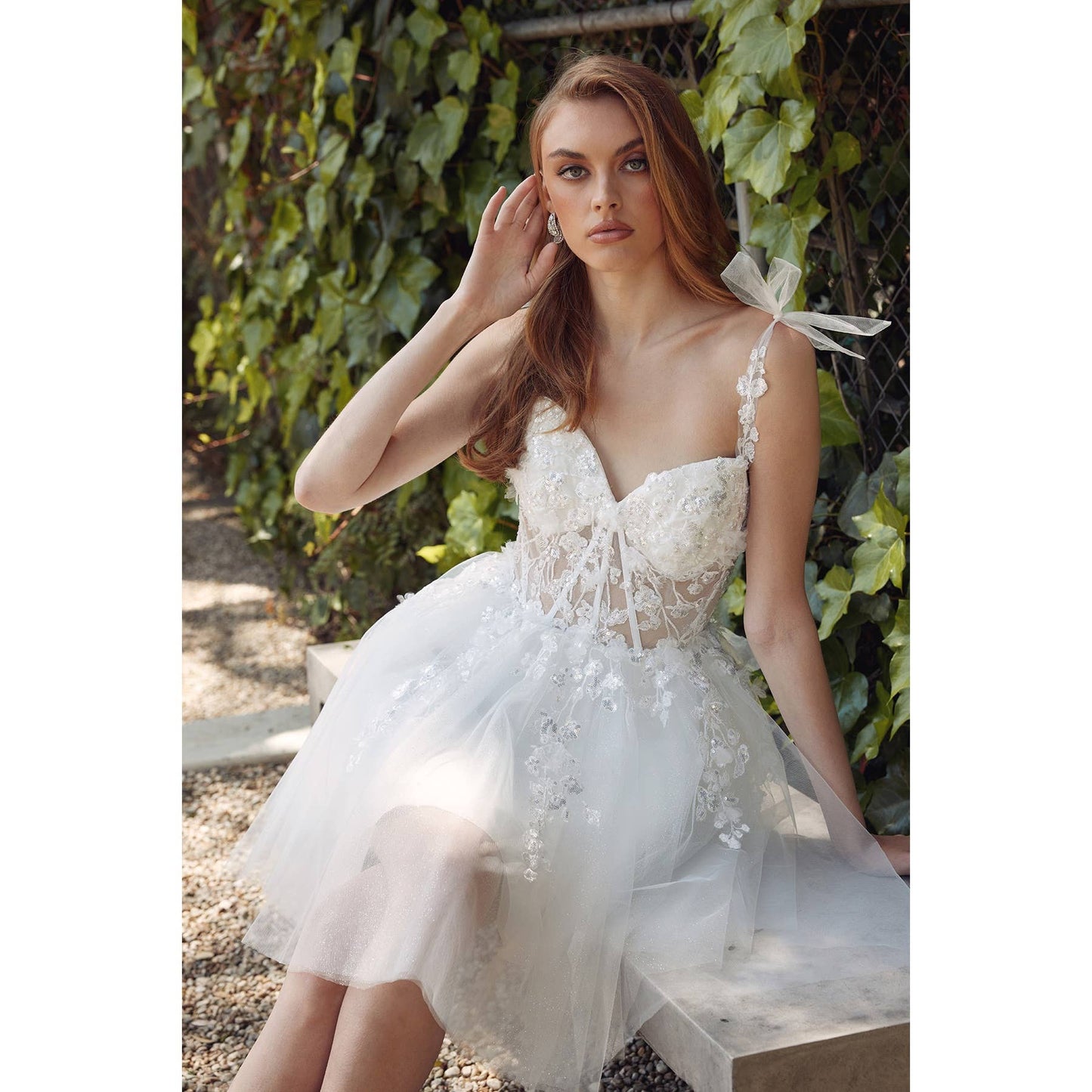 BABY DOLL WHITE W FLORAL