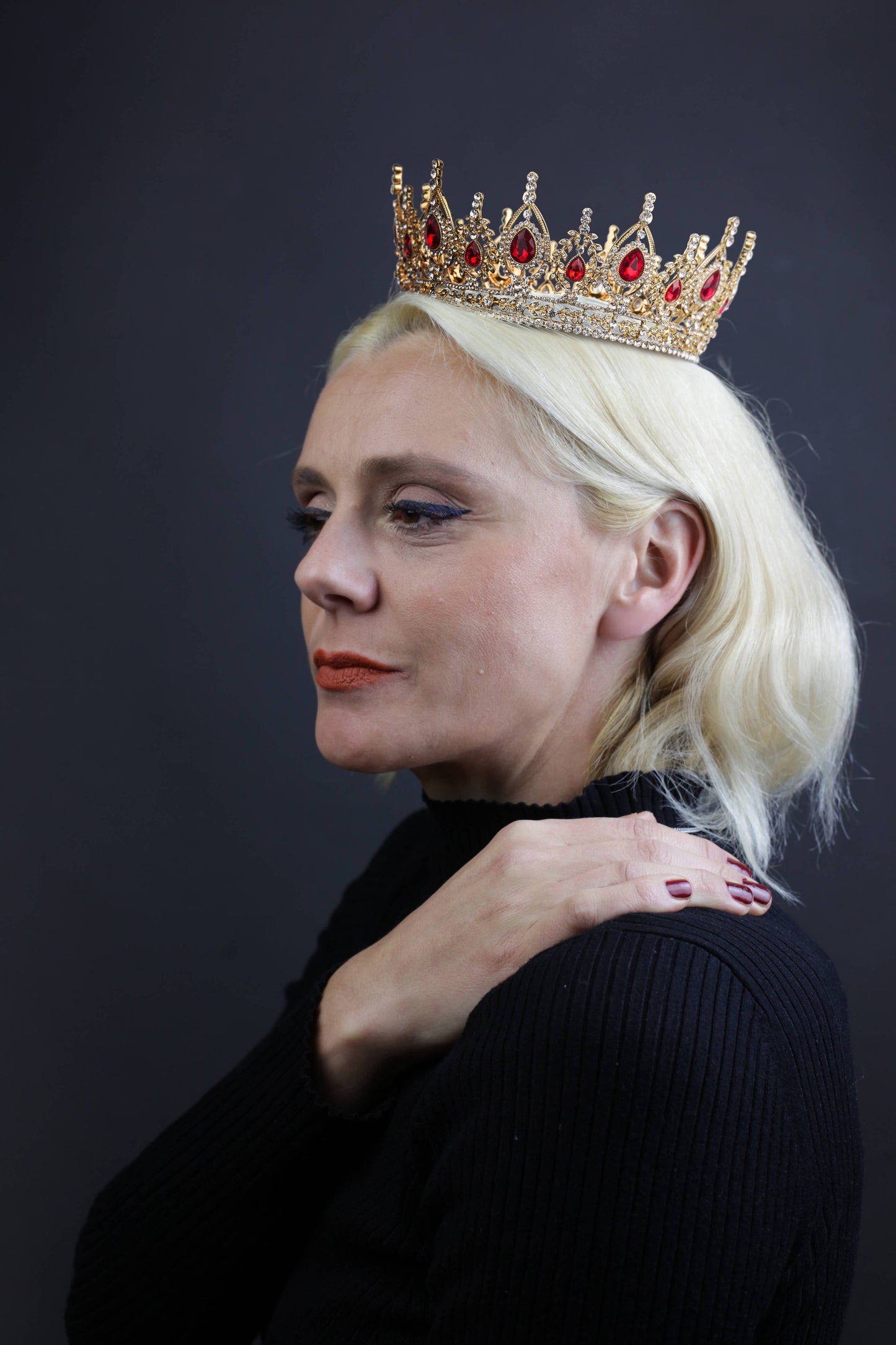 SWEETV Royal Queen Crown for Women: Silver