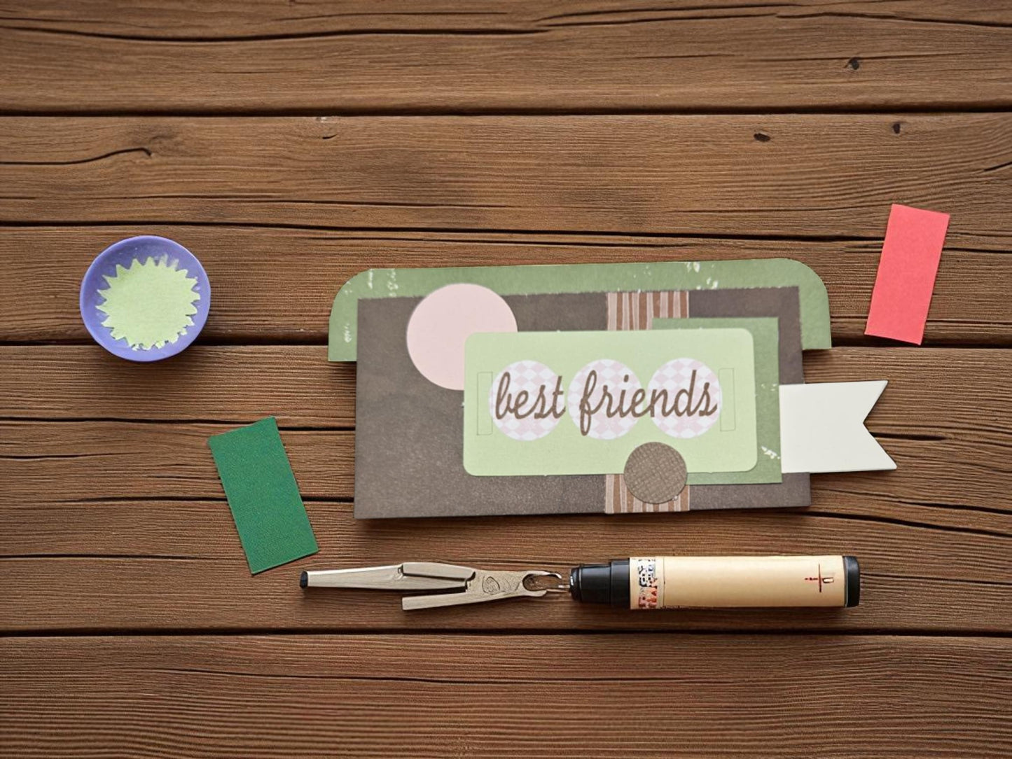 Paper embellishments for Crafts