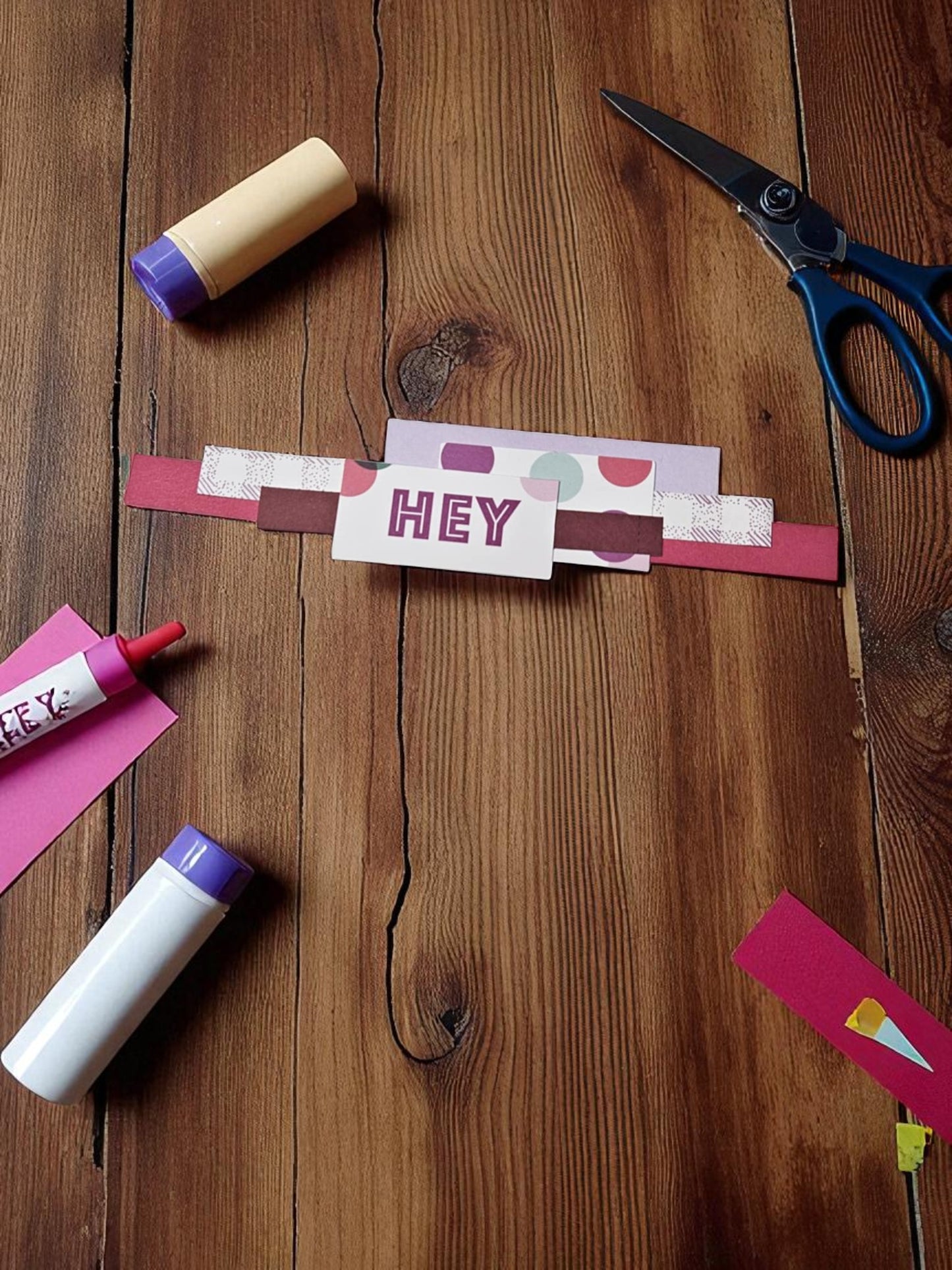 Paper embellishments for Crafts