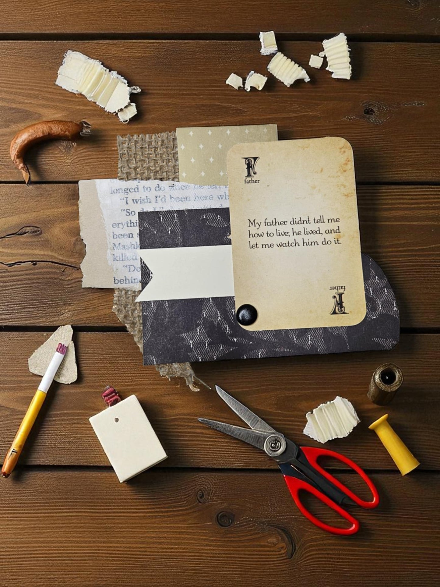 Paper embellishments for Crafts