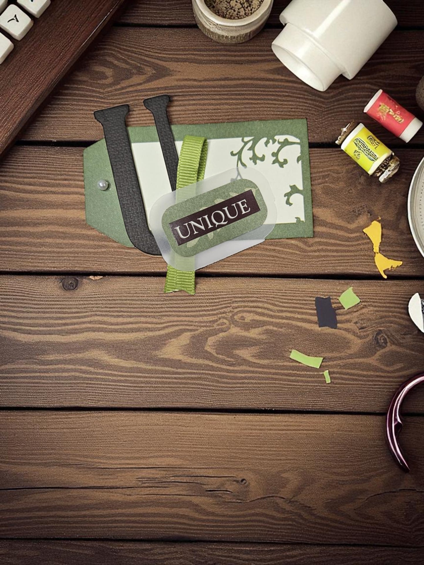 Paper embellishments for Crafts