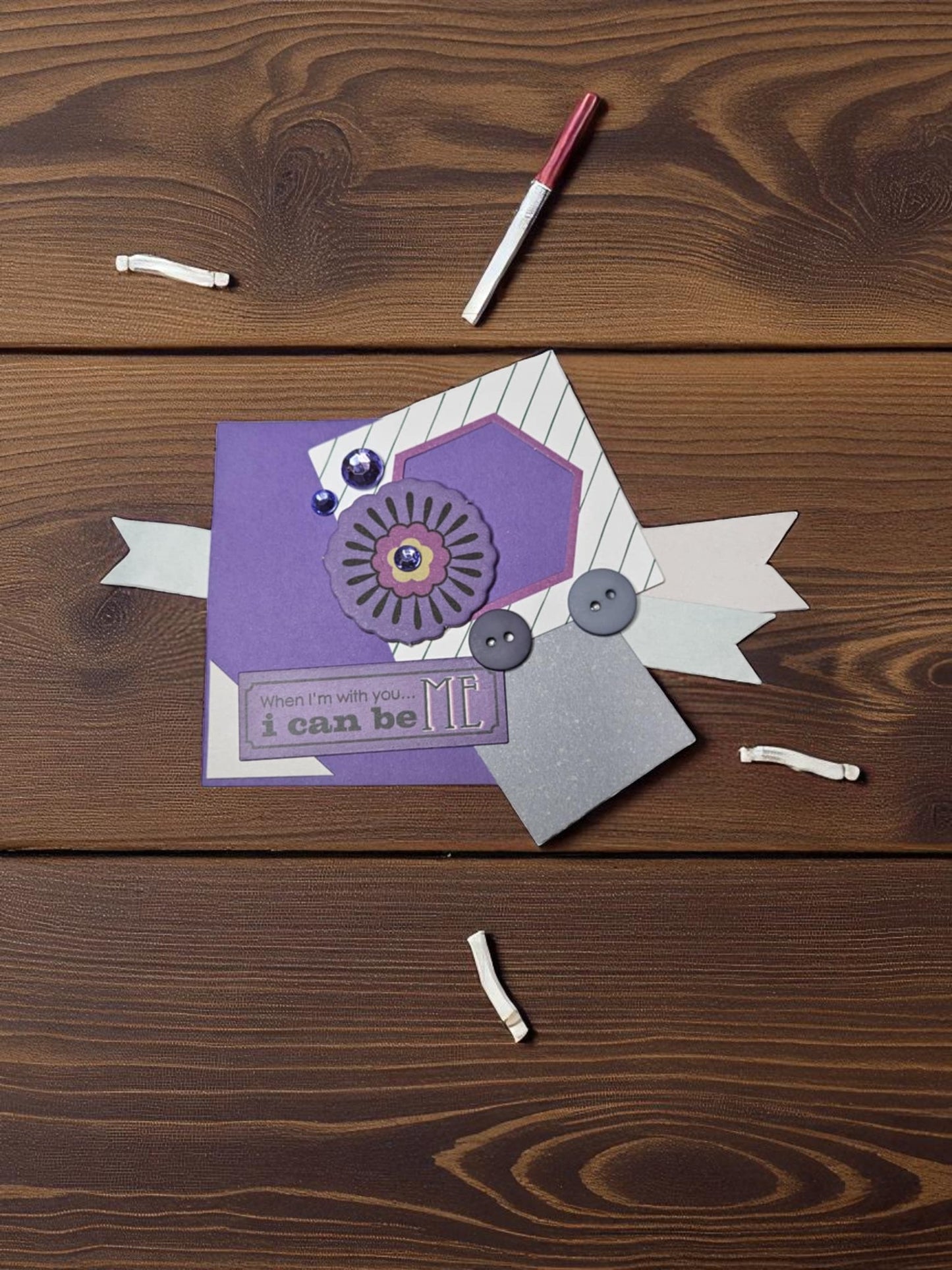 Paper embellishments for Crafts